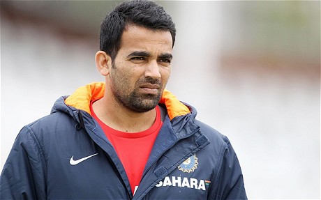 England v India: pace bowler Zaheer Khan ruled out of second Test at Trent Bridge with hamstring injury